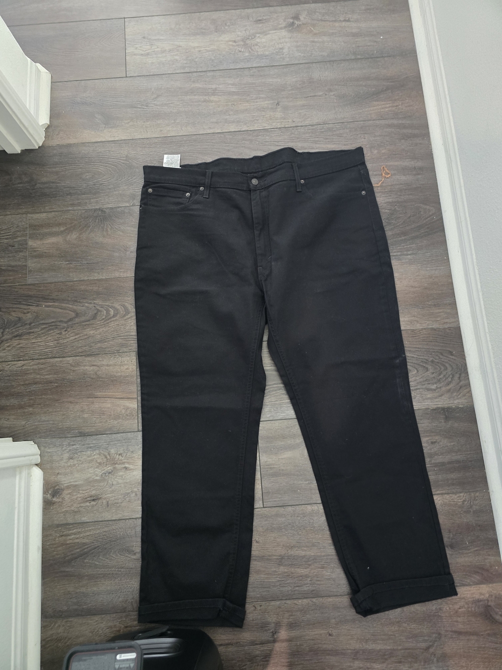 Men's Black Straight-Leg Jeans Levis 541s